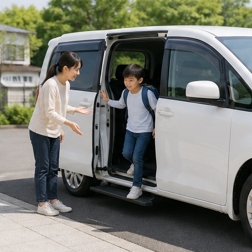 放課後デイ つむぎの送迎案内