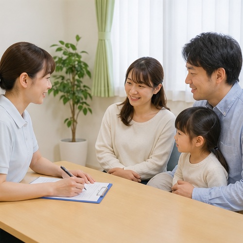 放課後デイ つむぎの家族相談